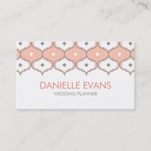 モロッコパターン 名刺 (正面)