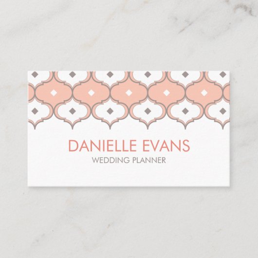モロッコパターン 名刺 (正面)