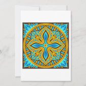 モロッコパターン 招待状 (正面)