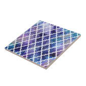 モロッコパターン: 紫色 タイル (側面)