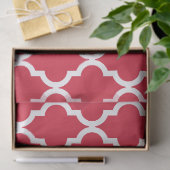 モロッコパターン: 赤い 薄葉紙 (ギフト)