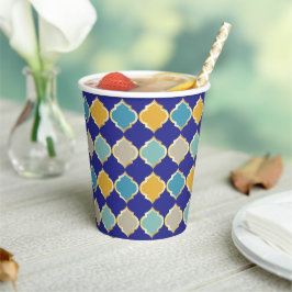 モロッコパタ王室のンブルーゴールデン結婚ズ 紙コップ