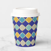 モロッコパタ王室のンブルーゴールデン結婚ズ 紙コップ (正面)