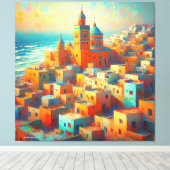 モロッコパラダイスバイザシーダカール キャンバスプリント (インサイチュ (ウッドフロア))