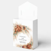 モロッコパンパス&テラコッタフローラビーチ結婚式 フェイバーボックス (オープン)