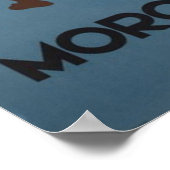 モロッコビンテージ旅行 ポスター (角)