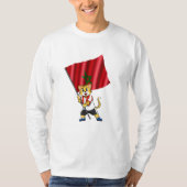 モロッコファン猫 Tシャツ (正面)