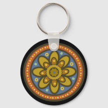 モロッコフラワーキーチェーン