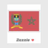 モロッコフランスの国旗の保護領（1919年～1956年） シール (シート)