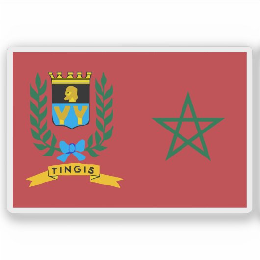 モロッコフランスの国旗の保護領（1919年～1956年） シール (正面)