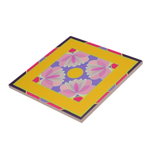 モロッコフローラセラミックタイル タイル (側面)