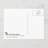 モロッコブルー日付ポストカードの保存 案内ポストカード (裏面)