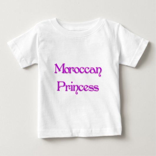 モロッコプリンセス ベビーTシャツ (正面)
