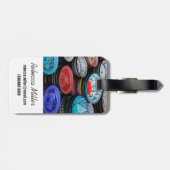 モロッコプレートアットマーケット ラゲッジタグ (裏面横)