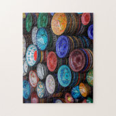 モロッコプレート市場 ジグソーパズル (縦)