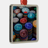 モロッコプレート市場 メタルオーナメント (右)