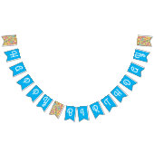 モロッコペイズリーかわいいカラフル誕生日パーティー バンティングフラッグ (全)