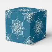 モロッコポルトガル語ブルーアズレジョスのタイル模様 フェイバーボックス (裏面サイド)