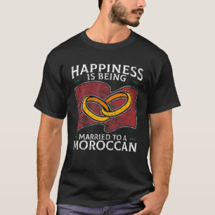 モロッコマリッジモロッコルーツ伝統結婚したF Tシャツ