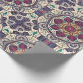 モロッコマンダラタイル調整可能パターン ラッピングペーパー (角)