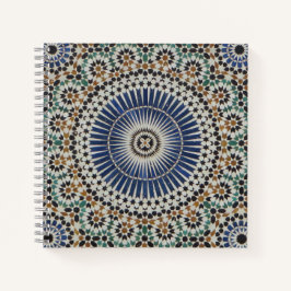 モロッコモザイクタイルの美しい写真 ノートブック