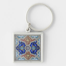 モロッコモザイクタイル写真 –  キーホルダー