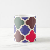 モロッコモザイクパターン コーヒーマグカップ (中央)