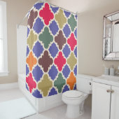 モロッコモザイクパターン シャワーカーテン (インサイチュ)