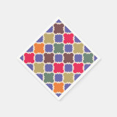 モロッコモザイクパターン スタンダードカクテルナプキン (角)