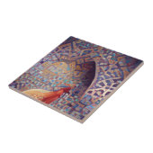 モロッコモザイクパープルラベンダー幾何学芸術 タイル (側面)