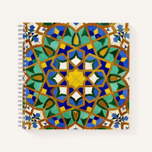 モロッコモザイク写真 –  ノートブック (正面)