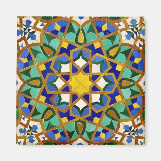 モロッコモザイク写真 –  マグネット (正面)