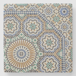 モロッコモザイク写真 – 石コースター ストーンコースター