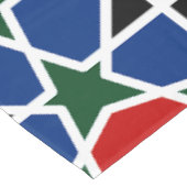 モロッコモザイク幾何学的パターンデザインタイル テーブルクロス (アングル)