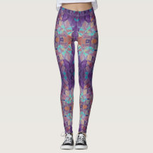 モロッコモザイク赤紫ターコイズ幾何学芸術