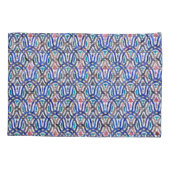 モロッコモザイク:カラフル伝統的デザイン。 枕カバー (裏面)