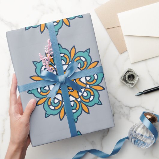 モロッコモザイク ラッピングペーパー (ギフト)