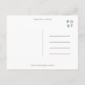 モロッコモスクのドア水彩旅行はがき インビテーションポストカード (裏面)