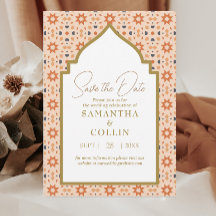 モロッコモダンタイルTerracotta日付を保存