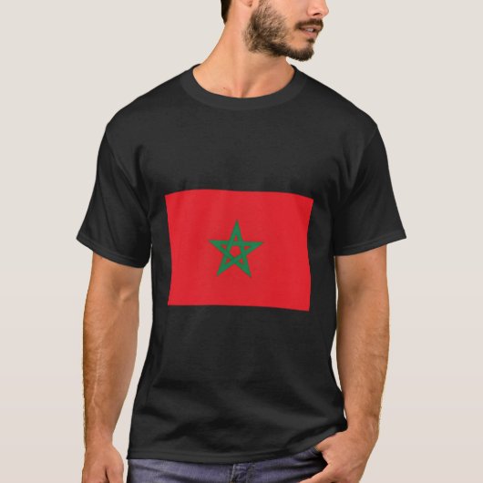 モロッコモダン国旗 Tシャツ (正面)