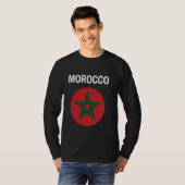モロッコモダン国旗 Tシャツ (正面フル)