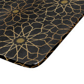 モロッコモダン金ゴールド黒パタ地中海のーン カッティングボード (角)