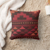 モロッコラグ、ブルゴーニュ調、南西スタイル クッション (ブランケット)