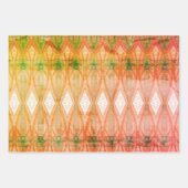 モロッコラッインスパイアプ紙フラットシートセット ラッピングペーパーシート (正面3)