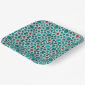 モロッコンアートスクエア紙プレート ペーパープレート (傾斜あり)