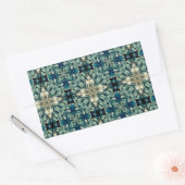 モロッコンインスパイアデザイン 長方形シール (封筒)