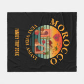 モロッコヴェニヴィディアマービグループバケーションファミリー フリースブランケット (正面(横))