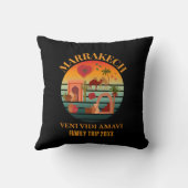 モロッコヴェニヴィディアマービグループバケーションマラケシュ クッション (裏面)