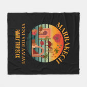 モロッコヴェニヴィディアマービグループバケーションマラケシュ フリースブランケット (正面(横))