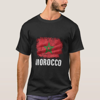 モロッコ人向けモロッコの旗 Tシャツ